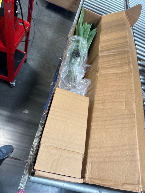 Photo 1 of ***SIMILAR PRODUCT***
Keeplush 4ft Artificial Snake Plant – 46in Faux Sansevieria Plants, Fake Floor Plant for Indoor Outdoor, Front Porch Patio Home Office Decor, Mother-in-Law’s Tongue, Green 1Pcs