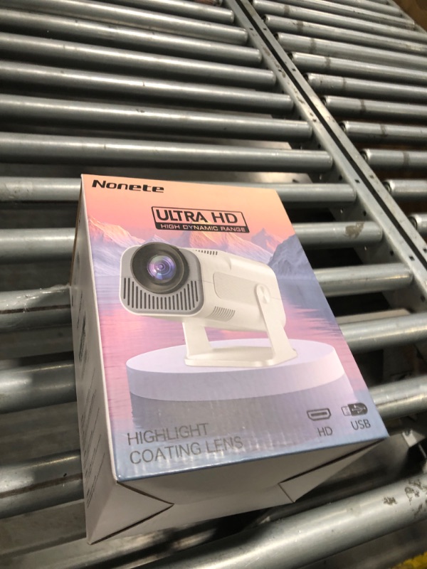 Photo 1 of ?Built-in Apps?Projector 1080P Full HD, 4K Projector with 270° Rotation,Portable Projector WiFi 6 & Bluetooth 5.2 Support,Featuring Auto Keystone Correction,HDMI/USB Connectivity Projector Black