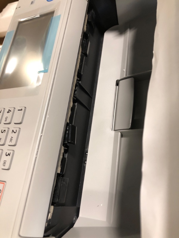 Photo 1 of ***It turns on, but it's unknown if it works. It has some broken parts, as shown in the pictures.****RICOH C125 MF Color Laser All-in-One Printer | 26ppm | Multifunction Copy Scan Fax | Secure Wireless | Touchscreen | WiFi, AirPrint, Mopria, Ethernet, USB