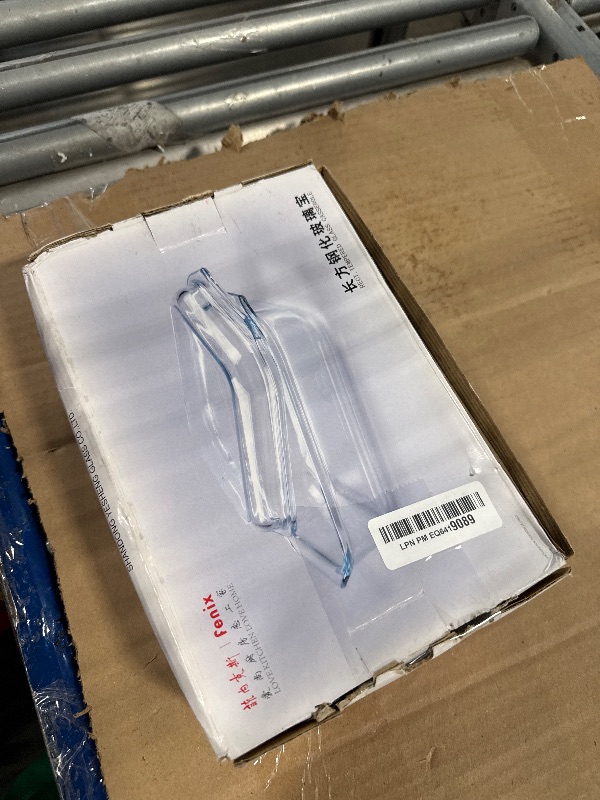 Photo 1 of **MISSING LID**
NUTRIUPS 1.4QT Small Glass Casserole Dish With Lid, 8.5×6.1in Rectangular Casserole Dish for Oven