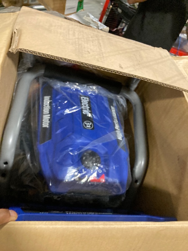 Photo 1 of *ASSEMBLY INSTRUCTIONS INCLUDED** Westinghouse WPX3200e Electric Pressure Washer, 3200 PSI and 1.76 Max GPM, Induction Motor, Onboard Soap Tank, Spray Gun and Wand, 5 Nozzle Set, for Cars/Fences/Driveways/Homes/Patios/Furniture, Blue