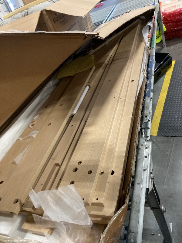 Photo 1 of **ASSEMBLY INSTRUCTIONS INCLUDED** GarveeHome Farmhouse Dining Table for 6-8 People, 71 in Long Natural Color Kitchen Tables with Wooden Sturdy Frame, 6 ft Large Rectangular Dinner Table for Living Room, Kitchen, Dining Room