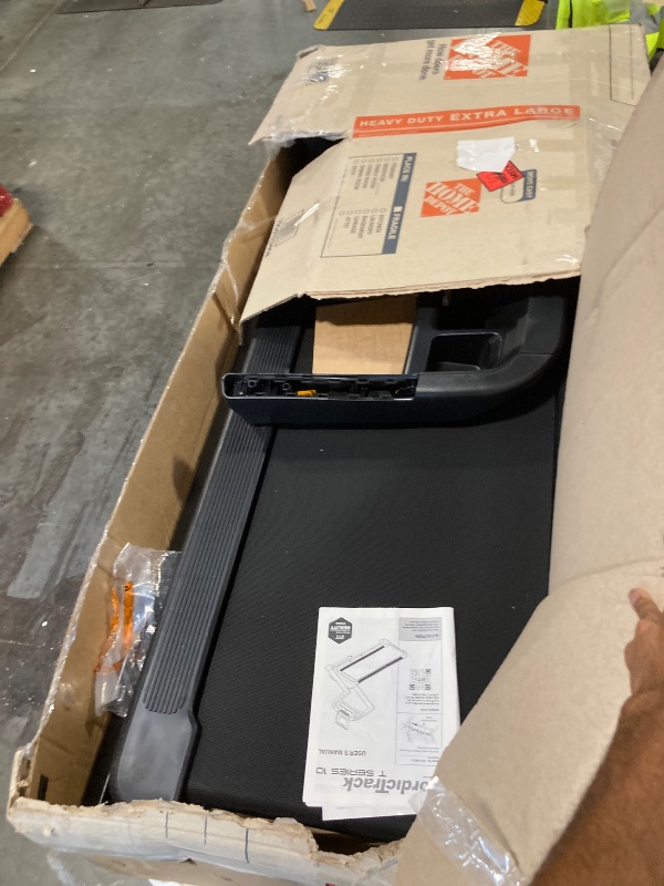 Photo 1 of **ASSEMBLY INSTRUCTIONS INCLUDED** NordicTrack T Series 10 Treadmill with 10" Tilting Touchscreen and Compact Design