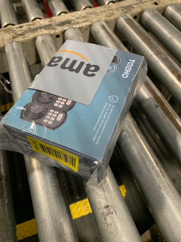 Photo 1 of ***MISSING HARDWARE - SOLD FOR PARTS***TEEHO TE002 Fingerprint Door Lock - Keyless Entry Door Lock - Electronic Keypad Deadbolt - Smart Locks for Front Door - Auto Lock - Easy Installation - Matte Black