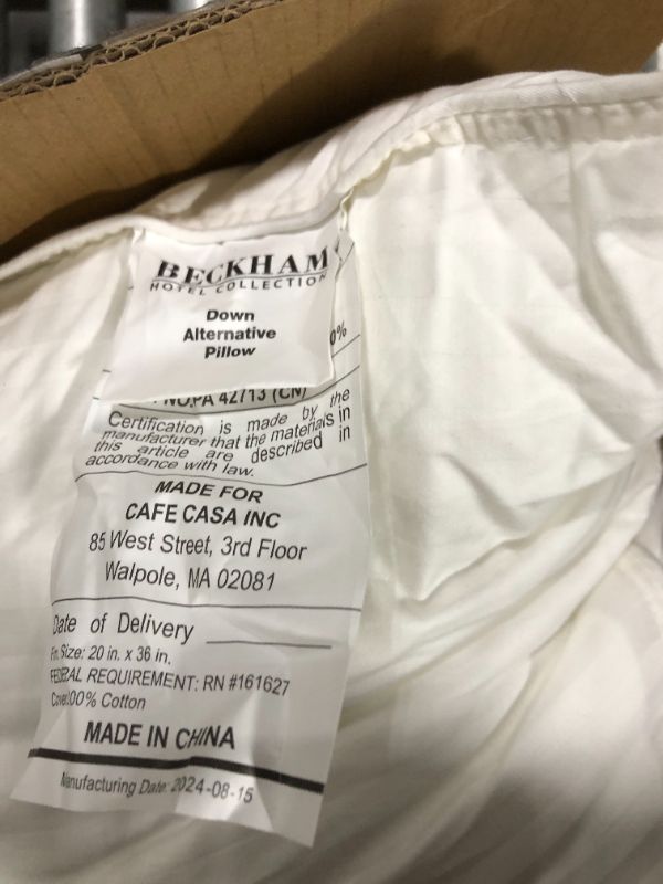 Photo 1 of ***ONLY ONE ***Beckham Hotel Collection Bed Pillows King Size - Down Alternative Pillow for Back, Stomach or Side Sleepers