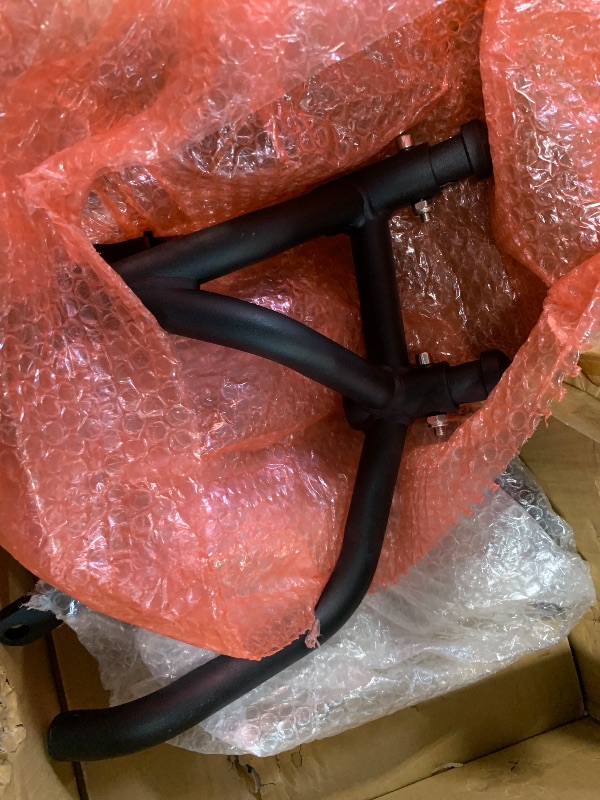 Photo 1 of *****MISSING HARDWERE****XUYUZDQ Engine Guard Crash Bars for CFMOTO CF-MOTO 450NK 450SR 450SRS, Motorcycle Body Frame Bumper Engine Guards Highway Crash Bars Gas Tank Protectors CFMOTO 450NK 450 SR Accessories