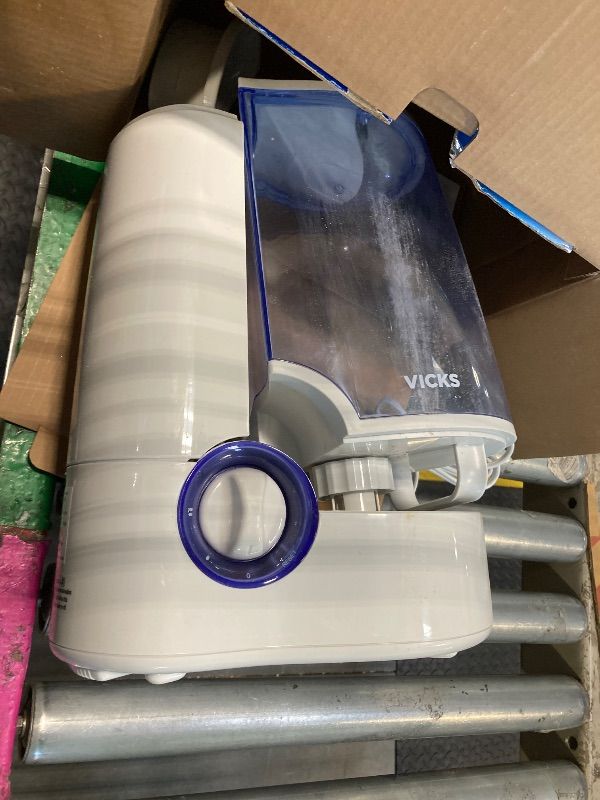 Photo 1 of ** VERY USED*** Vicks Warm Mist Humidifier - Air Humidifier for Bedroom, Home & Large Room, Baby, Kids and Adults Soothing Steam Vaporizer for Cough, Congestion, Allergies & Dry Air, VapoSteam Compatible