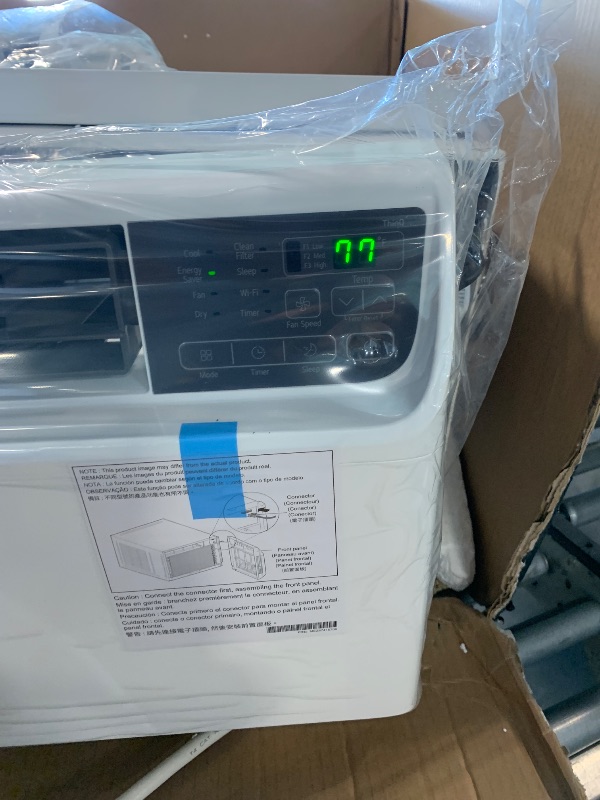 Photo 1 of **APPROVED TEST** **IN WORKING CONDITIONS** LG 14,000 BTU DUAL Inverter Smart Window Air Conditioner, 115V, Cools 700 Sq. Ft. for Bedroom, Living Room, Apartment, Quiet Operation, ENERGY STAR, works with LG ThinQ, Amazon Alexa and Hey Google