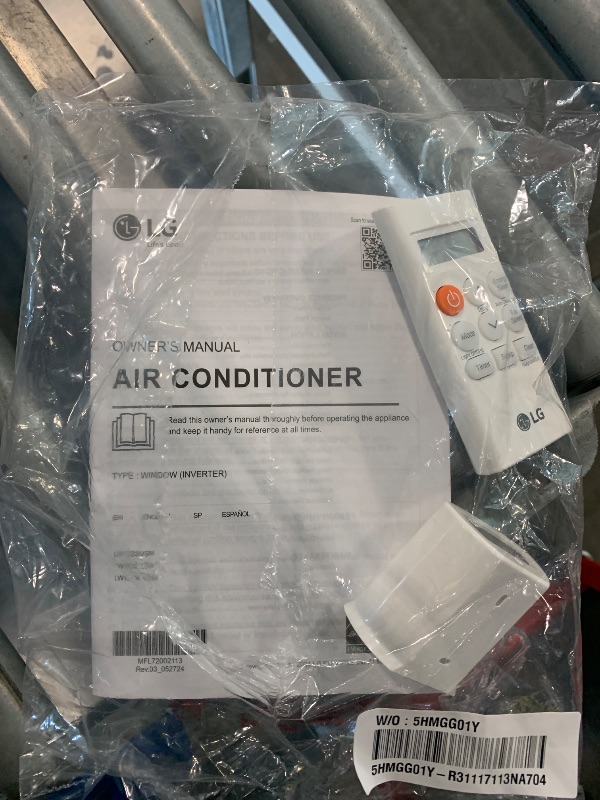 Photo 1 of **APPROVED TEST** **IN WORKING CONDITIONS** LG 14,000 BTU DUAL Inverter Smart Window Air Conditioner, 115V, Cools 700 Sq. Ft. for Bedroom, Living Room, Apartment, Quiet Operation, ENERGY STAR, works with LG ThinQ, Amazon Alexa and Hey Google