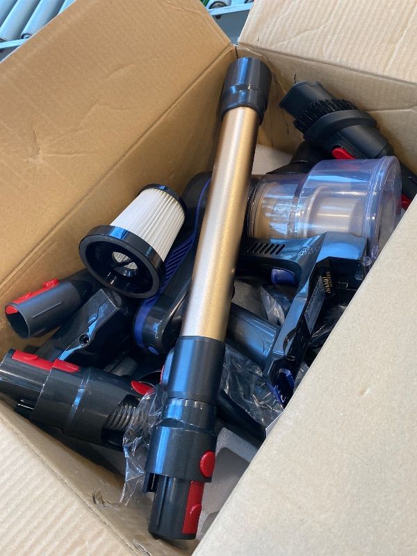 Photo 1 of *Missing Parts*
NADALY Cordless Vacuum Cleaner, Powerful Stick Vacuum with 45min Runtime, Anti-Tangle Vacuum Cleaners for Home, 1.5L Dust Cup, Rechargeable Wireless Vacuum for Hardwood Floor Carpet Pet Hair