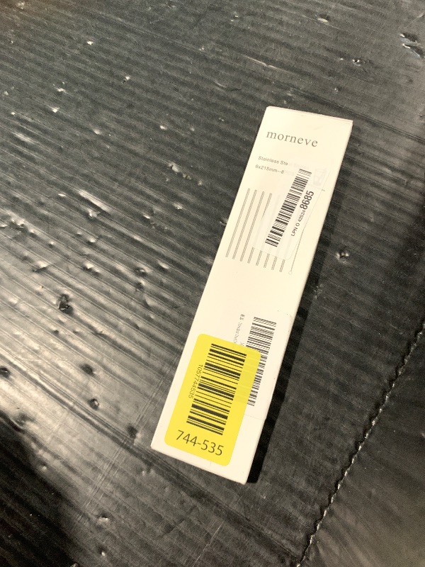 Photo 1 of ***only 3 straws****Stainless Steel Straws Metal Reusable Drinking Straw for Juice Iced Coffee Cold Beverage Water Highball Glasses 20oz Tumblers Mugs Cups, 0.24" 6mm Wide 215mm Long, Set of 8 with Brush, Silver