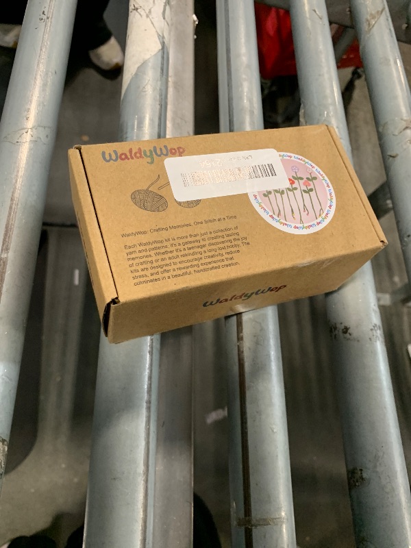 Photo 1 of ***MISING INSRTUCTIONS***WaldyWop Crochet Kit for Beginners - 8 Flower Bookmarks Knitting Kit w/Step-by-Step Video Tutorials & Soft Yarn, Hook - Wobbles DIY Art Craft Kit for Adults Kids, Birthday Gifts for Women Girls Teen