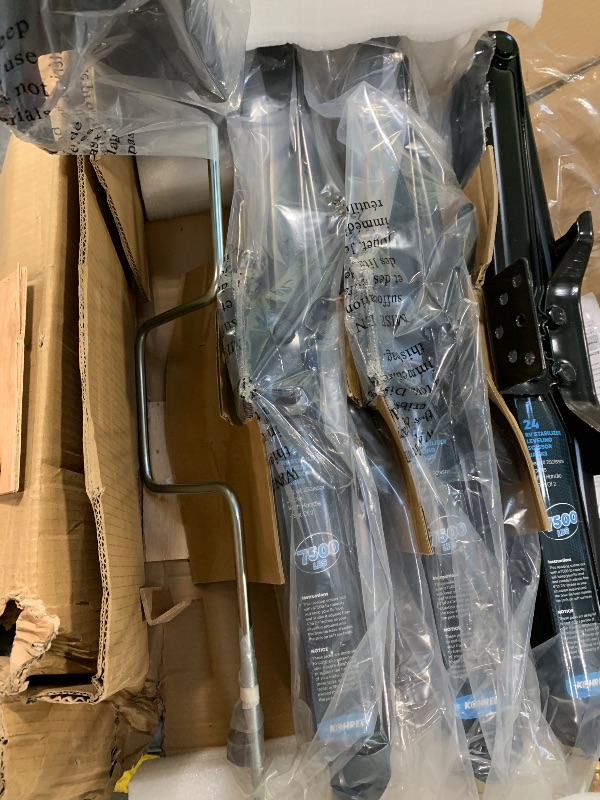 Photo 1 of [Upgrade] Kohree 7500lbs RV Stabilizer Leveling Scissor Jacks 24" for Travel Trailer Camper, Set of 4, Heavy Duty RV Stabilizer Jacks Kit with Crank Handle and Drill Bit