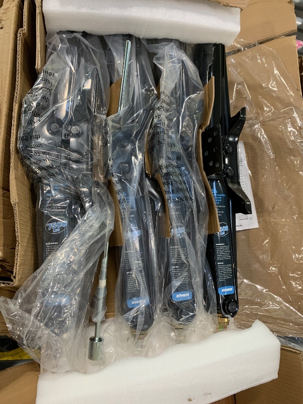 Photo 1 of [Upgrade] Kohree 7500lbs RV Stabilizer Leveling Scissor Jacks 24" for Travel Trailer Camper, Set of 4, Heavy Duty RV Stabilizer Jacks Kit with Crank Handle and Drill Bit