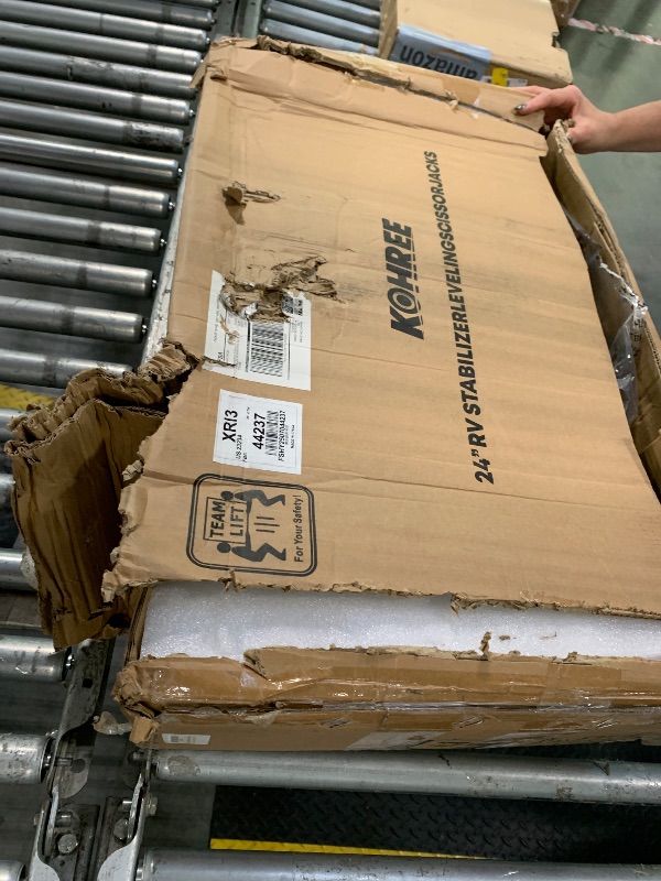 Photo 1 of [Upgrade] Kohree 7500lbs RV Stabilizer Leveling Scissor Jacks 24" for Travel Trailer Camper, Set of 4, Heavy Duty RV Stabilizer Jacks Kit with Crank Handle and Drill Bit