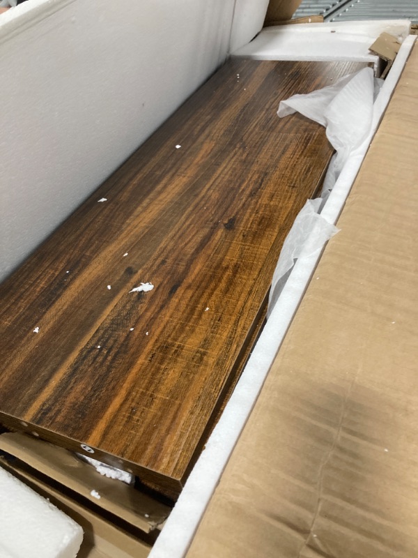 Photo 3 of Tribesigns Farmhouse Console Table, 47 Inches Entryway Console Table with Storage, Industrial Hallway Accent Table for Living Room, Entrance