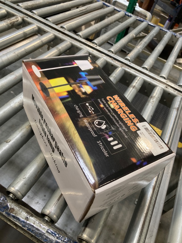 Photo 1 of **MISSING ONE***
IMQSQIK 2 Pack Cordless Table Lamp, 5000mAh Portable Rechargeable LED Desk Lamp (Gold)