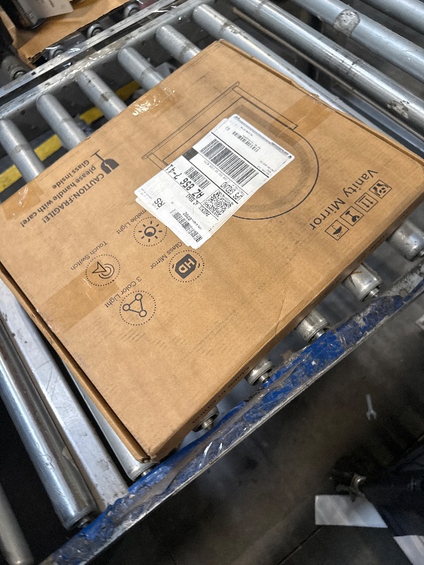 Photo 1 of *Missing Parts*
ROLOVE Lighted Makeup Mirror with 3-Color Dimmable Lighting, with Removable 10x Magnifier, Smart Touch Control, 360° Rotation, 15" x 13" Hollywood Vanity Mirror for Tabletop or Desk (White)