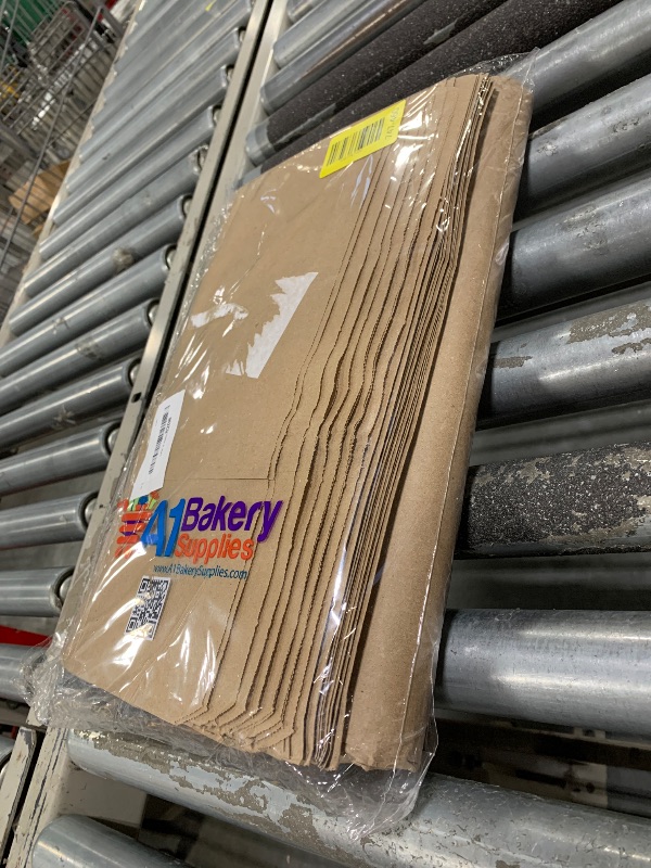 Photo 1 of ® Premium Quality Kraft Paper Bags Flat Merchandise Bags A 100pack (15 in X 18 in)