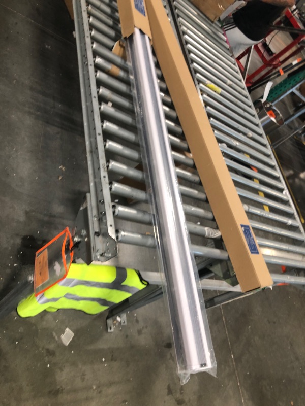 Photo 1 of **UNKNOWN SIZE** Joydeco Cordless Zebra Blinds for Windows, Dual Layer Light Control Window Blinds with Light-Proof Aluminum Cover, Free-Stop Roller Shades for Home & Office (White)