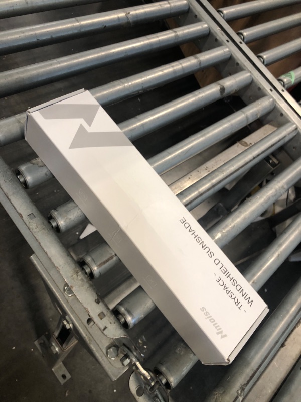 Photo 1 of [2025 Upgrade] Nmoiss Windshield Sun Shade Umbrella - [Vinyl Coating Heat Shield] Protect Car from Sun Rays & Heat Damage Keep Cool and Protect Interior, Spring Structure Edge Medium 56" L x 31" W