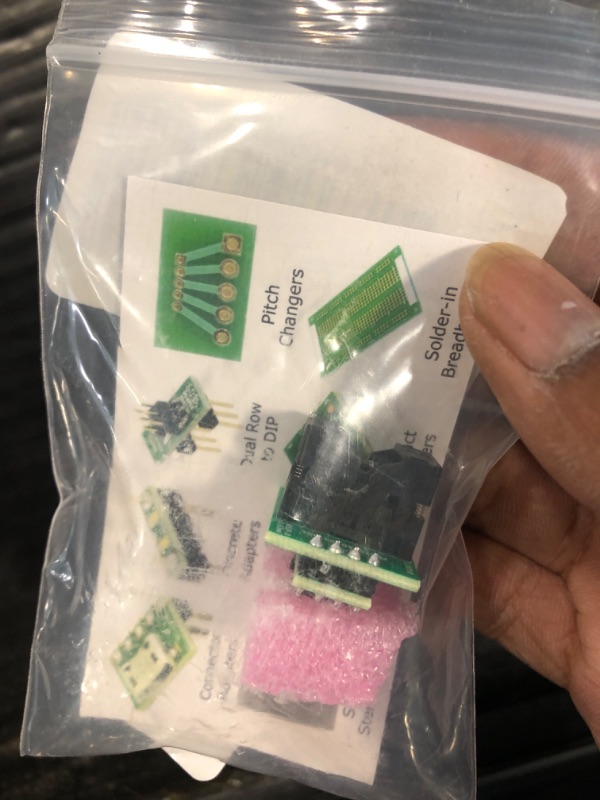 Photo 1 of (Qty 1) CHIP QUIK SK0010 MSOP-8 Socket to DIP-8 Adapter (3 mm Body, 0.65 mm Pitch)