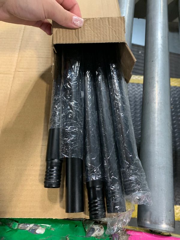 Photo 1 of ***2PCS**** Aitatty Corner Shower Caddy Tension Pole: 4tier Adjustable Rustproof Bathroom Organizer Shelves - Bathtub Shampoo Rack 43.5-120 inch