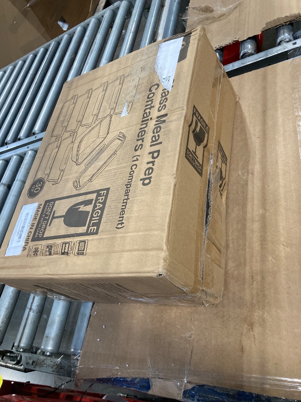 Photo 1 of [8-Pack,30 oz]Glass Meal Prep Containers,MCIRCO Glass Food Storage Containers,Airtight lunch Containers with Lids, Microwave, Oven, Freezer and Dishwasher, White