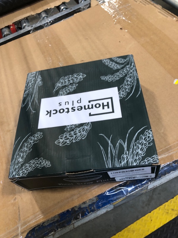 Photo 1 of ?Non Ceramic? 9 Inch Dinner Plates,BPA-Free Wheat Straw & Plastic Plates,Off White Plate Set Dishwasher and Microwave Safe Plates - Set of 8