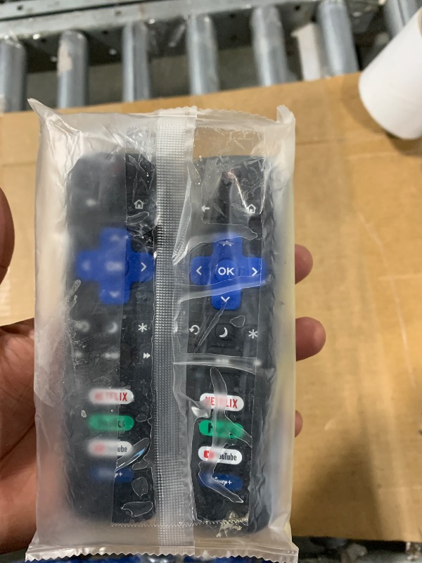 Photo 1 of (Pack of 2) Replacement Remote Control Only for Roku TV, Compatible for TCL Roku/Hisense Roku/Onn Roku/Sharp Roku/Element Roku/Westinghouse Roku/Philips Roku Smart TVs (Not for Roku Stick and Box)