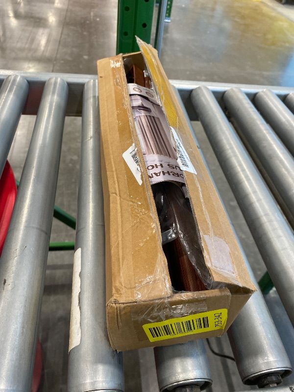 Photo 1 of *Missing Parts*
PeSenp Wood Curtain Rod for Windows 48 to 84,1 inch Heavy Duty Decorative Curtain Rods with Imitation Wooden Grain Finials, Adjustable Boho Drapery Rod for Bedroom, Kitchen