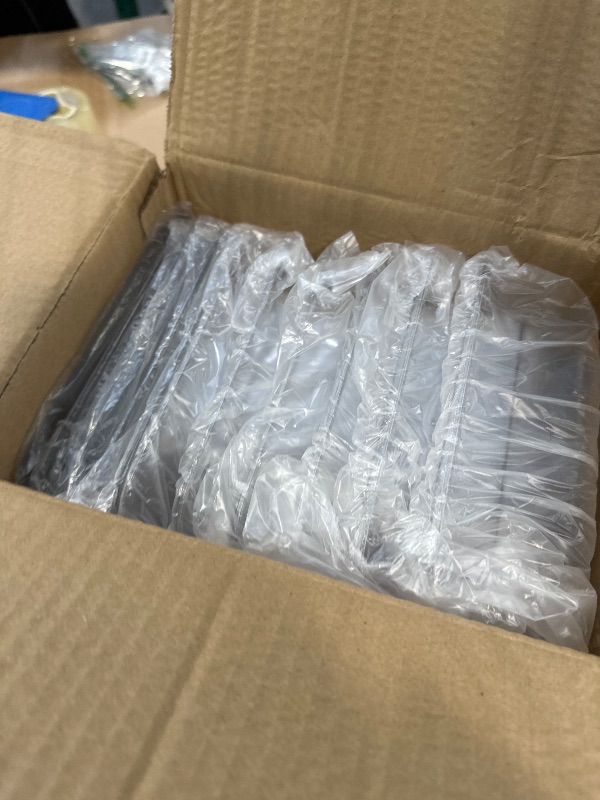 Photo 1 of *Missing Parts*
HNEDSEN Plastic Clear Food Pan 1/6 Size Stackable Polycarbonate Pan with Capacity Indicator Restaurant Commercial Hotel Pans for Fruits Vegetables Beans Corns (12 PCS, 2.5'' Deep)