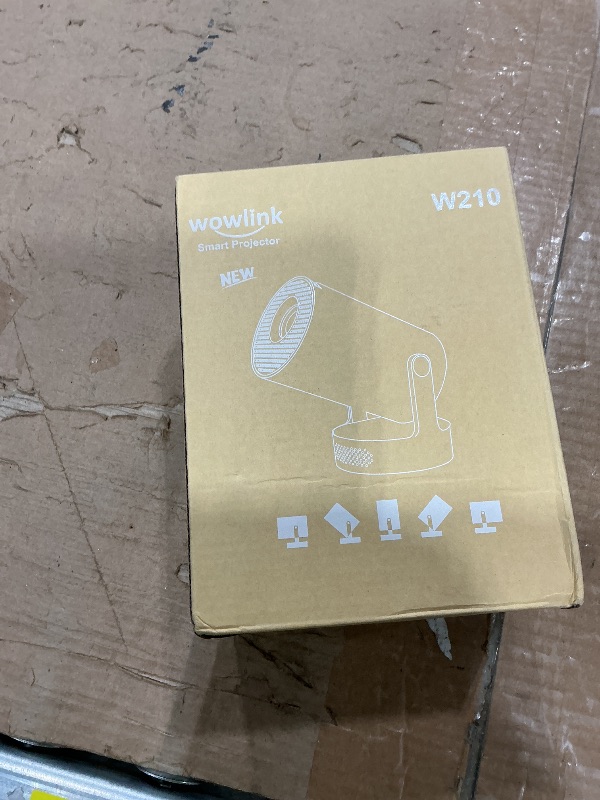 Photo 1 of [Built-in Apps & 2025 Upgraded] Mini Projector with WiFi 6 and Bluetooth 5.4 Support 4K 1080P Auto Keystone 180° Rotatable Projector Portable Compatibile with HDMI/TV Stick/Memory Stick/Laptop, White