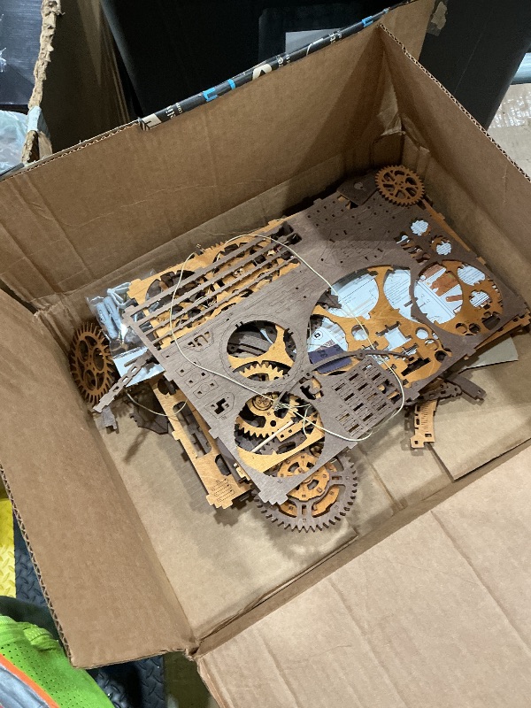 Photo 1 of *Unknown if ANYTHING MISSING SPECIFY WHEN RETURNING*
WOODEN.CITY Steampunk 3D Puzzle Clock – DIY Mechanical Wall Clock Kit for Adults – Unique Engineering Gift and Vintage Décor - 3D Wooden Puzzles for Adults