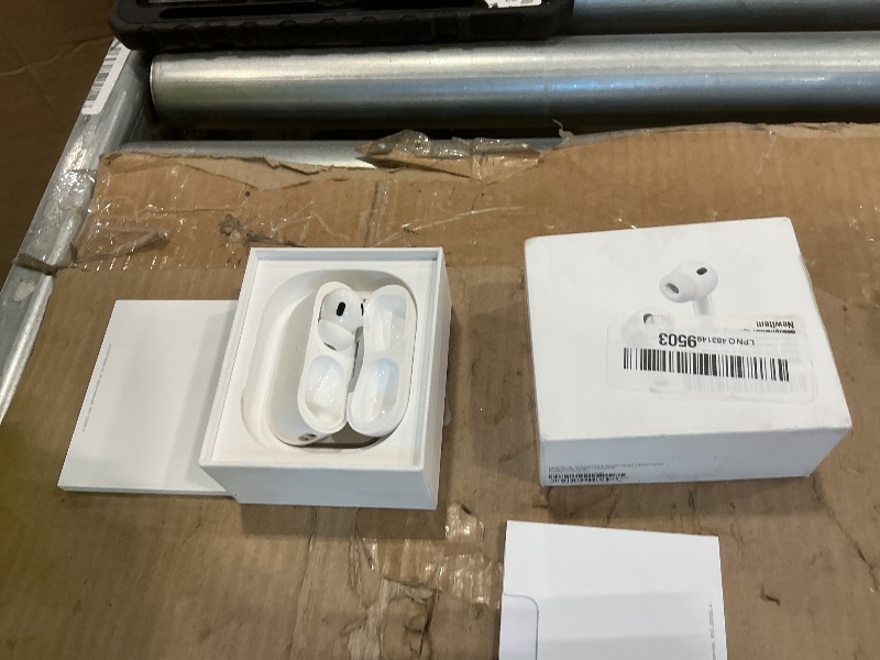 Photo 1 of ** MISSING RIGHT AIR POD ** Apple AirPods Pro 3 Wireless Earbuds, Active Noise Cancellation, Live Translation, Heart Rate Sensing, Hearing Aid Feature, Bluetooth Headphones, Spatial Audio, High-Fidelity Sound, USB-C Charging