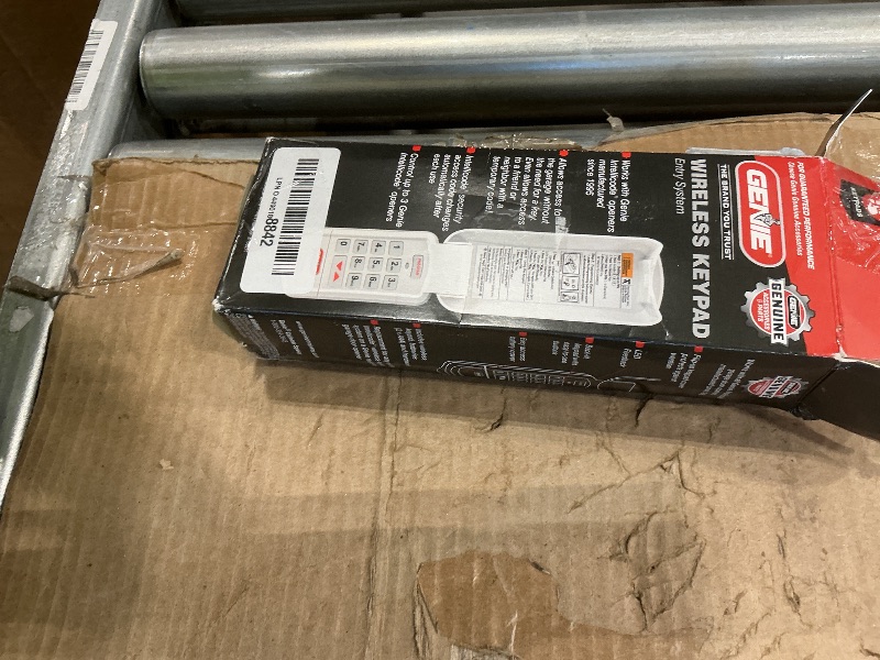 Photo 1 of ***VERY USED*** Genie Garage Door Opener Wireless Keyless Keypad - Safe & Secure Access - Compatible with All Genie Intellicode Garage Door Openers - Easy Entry into the Garage With a PIN - Model GK-R, White