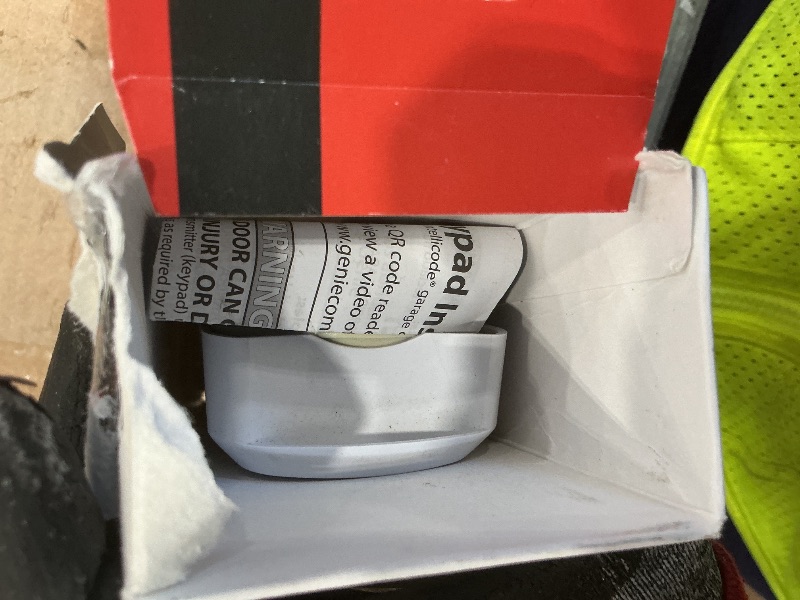Photo 1 of ***VERY USED*** Genie Garage Door Opener Wireless Keyless Keypad - Safe & Secure Access - Compatible with All Genie Intellicode Garage Door Openers - Easy Entry into the Garage With a PIN - Model GK-R, White