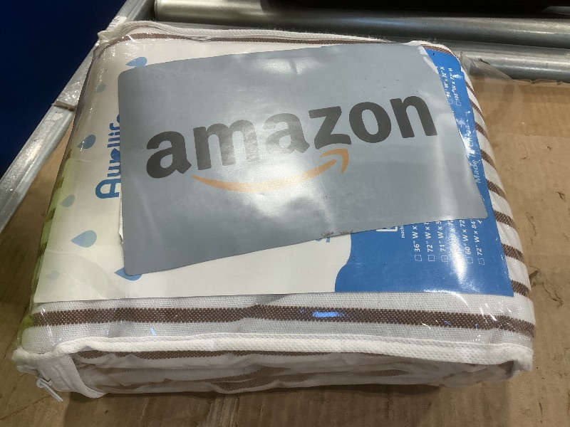 Photo 1 of **SIMILAR ***  Awellife Farmhouse Shower Curtain Ruffle Linen Textured Boho Shower Curtain for Bathroom, Cream 72" W x 96" L