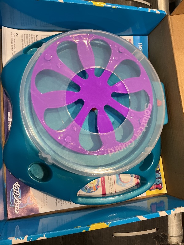 Photo 1 of **missing**
Wings Giant Spin Art Machine Variable Speed, Battery Operated Spinner - Paint Spinner with Splatter Guard, Washable Paint, Spin Art Kit, Stem Toys, Arts and Crafts