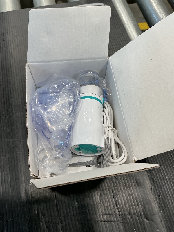 Photo 1 of *MINOR DAMAGE - USED*
Portable Nebulizer with 3 Adjustable Speed, for Adults and Kids, Handheld Nebulizer for Breathing Issues, with Automatic-Cleaning, Laser Ultrafine Mesh Making, Effective for Home use