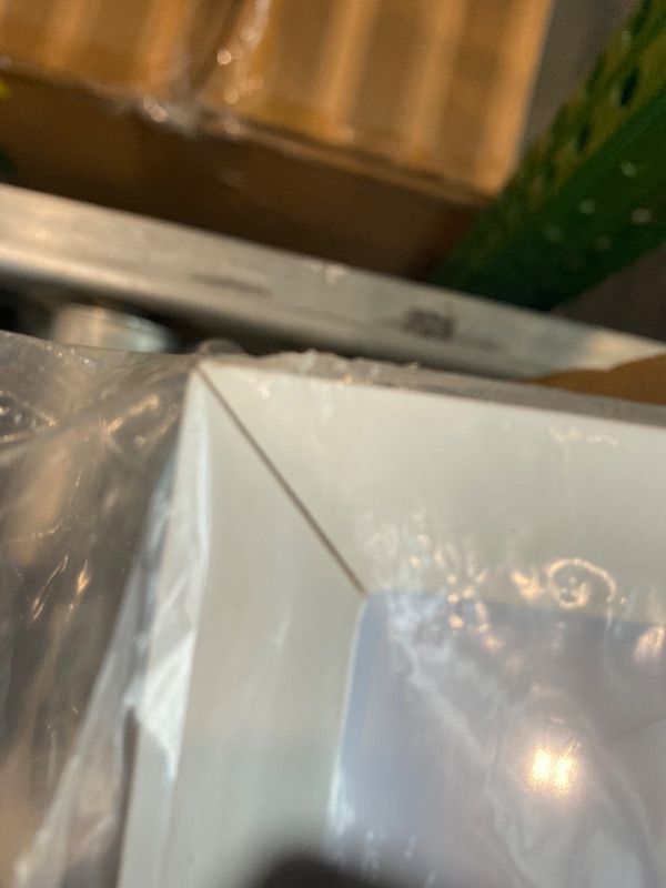 Photo 1 of ***MINOR DAMAGE*** Egofine 11x14 Picture Frame White - Photo Frame Made of Solid Wood Covered by Plexiglass for Table Top Display Pictures 5x7/8x10 with Mat or 11x14 Without Mat