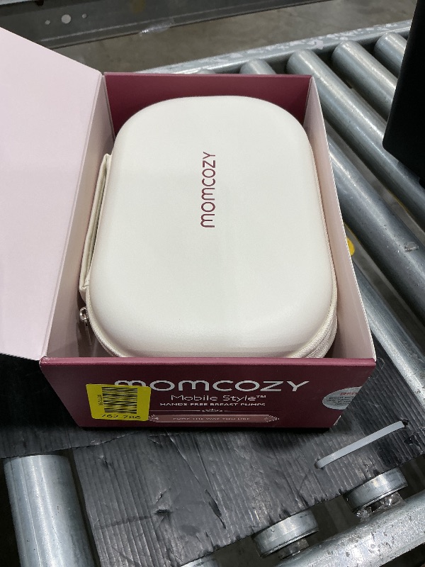 Photo 1 of ***VERY USED*** Momcozy Breast Pump Hands Free Mobile Style | M6, Wearable Breastfeeding Pump Ideal Rhythm for More Milk, DoubleFit Flange More Fit & Discreet with 3 Modes & 9 Levels, 24mm - 2 Pack Cozy Red