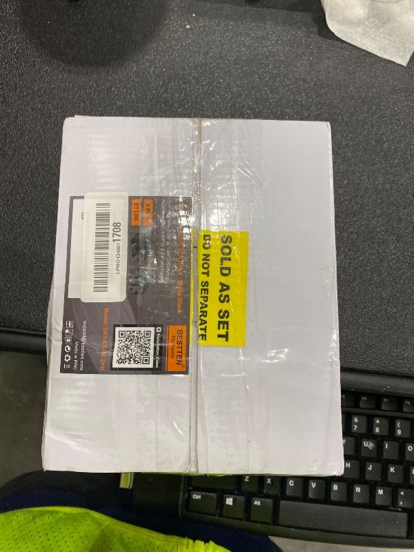 Photo 1 of [2 Pack] BESTTEN Keyed Entry Door Knob, Entrance Door Lock, Keyed Different, Standard Ball, Matte Black