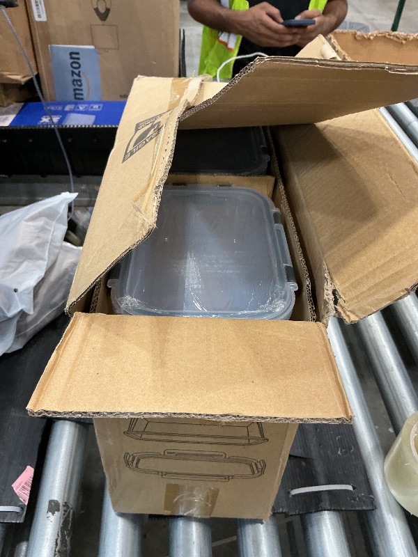 Photo 1 of [8-Pack,30 oz]Glass Meal Prep Containers,Glass Food Storage Containers,Airtight lunch Containers with Lids, Microwave, Oven, Freezer and Dishwasher