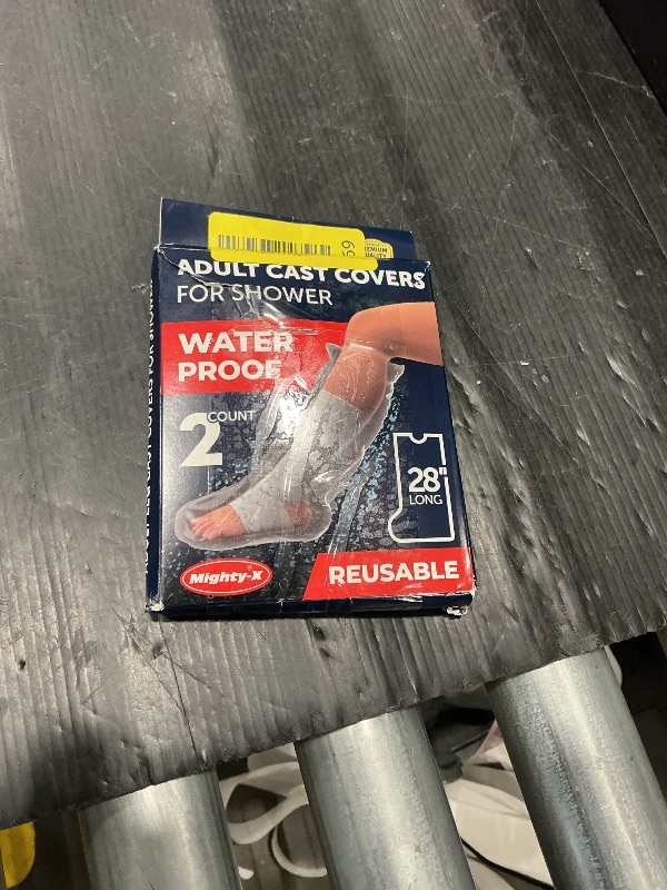 Photo 1 of 100% Waterproof Cast Covers for Shower Leg - 2pk - Tight Seal - Reusable Adult Half Leg Cast Protectors - Knee, Ankle, Foot - After Surgery Bandage and Dressing Cast Bag for Wounds and Burns