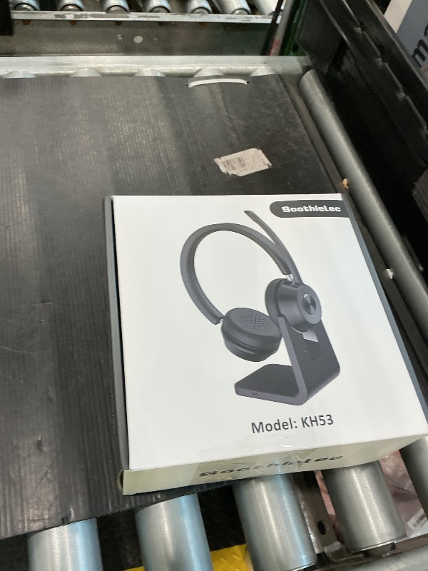 Photo 1 of (Upgraded Version) Wireless Headset, Bluetooth Headset with Noise Cancelling Microphone, Best Headphones with Mic Mute & USB Dongle for PC/Computer/Laptop/Cell Phones/Remote Work/Call Center