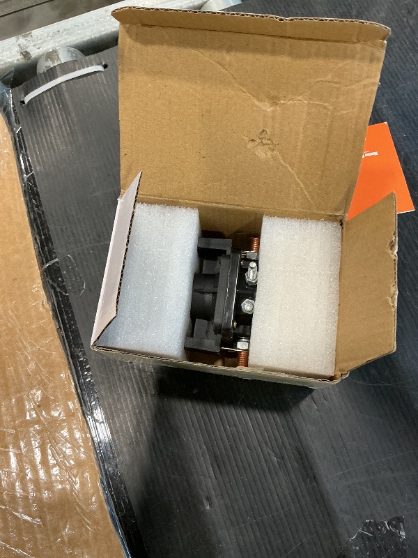 Photo 1 of 0100055000 Battery Disconnect Relay, 12V 100A Magnetic Latching Relay w/Fuses - Direct Replacement for 01-00055-000 RV/Marine Cut Off Solenoid Switch