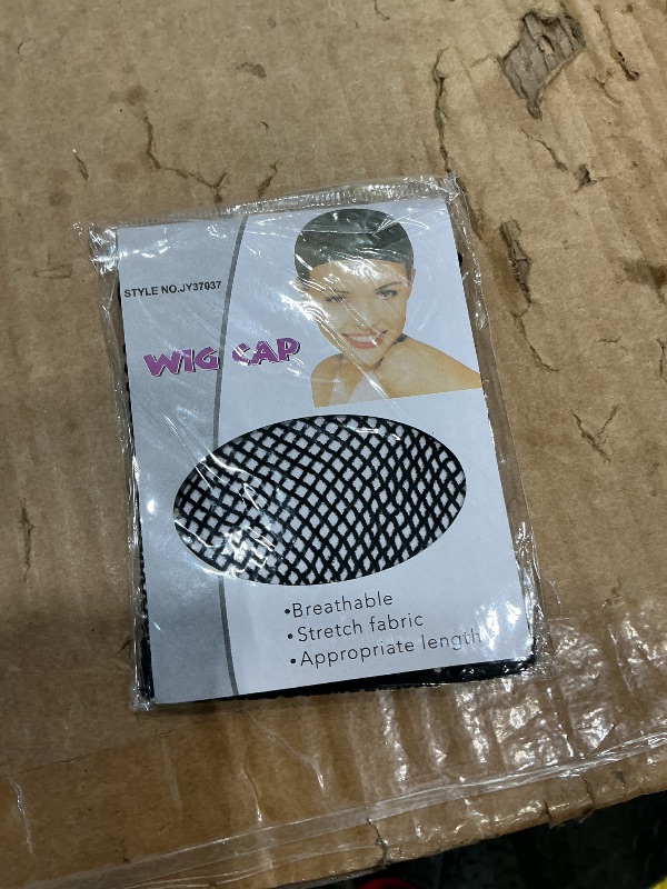 Photo 1 of ***SEE CLERK*** MORGLES Wig Cap Non Slip, Black Mesh Net Wig Cap for Women Men, Weaving Hair Net Close End Fishnet