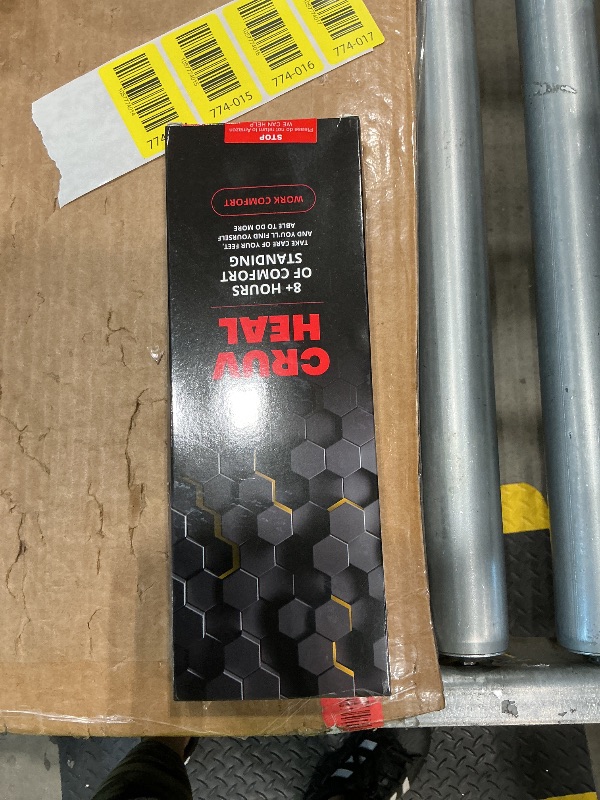 Photo 1 of (New) Work Comfort Orthotic Insoles - Anti Fatigue Shoe Insert Men Women - Low Arch Support - Shock Absorption - Foot Pain Relief - Work Boot Insoles (Black, L)