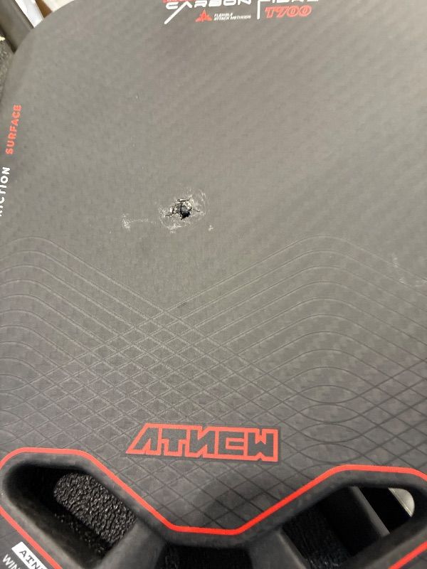 Photo 1 of ***MINOR DAMAGE*** Pickleball Paddles T700 3K Carbon Fiber Picklebll Paddle with Aero Throat Edgeless Designed 16MM Thermoformed Pickleball Racket USAPA Approved
